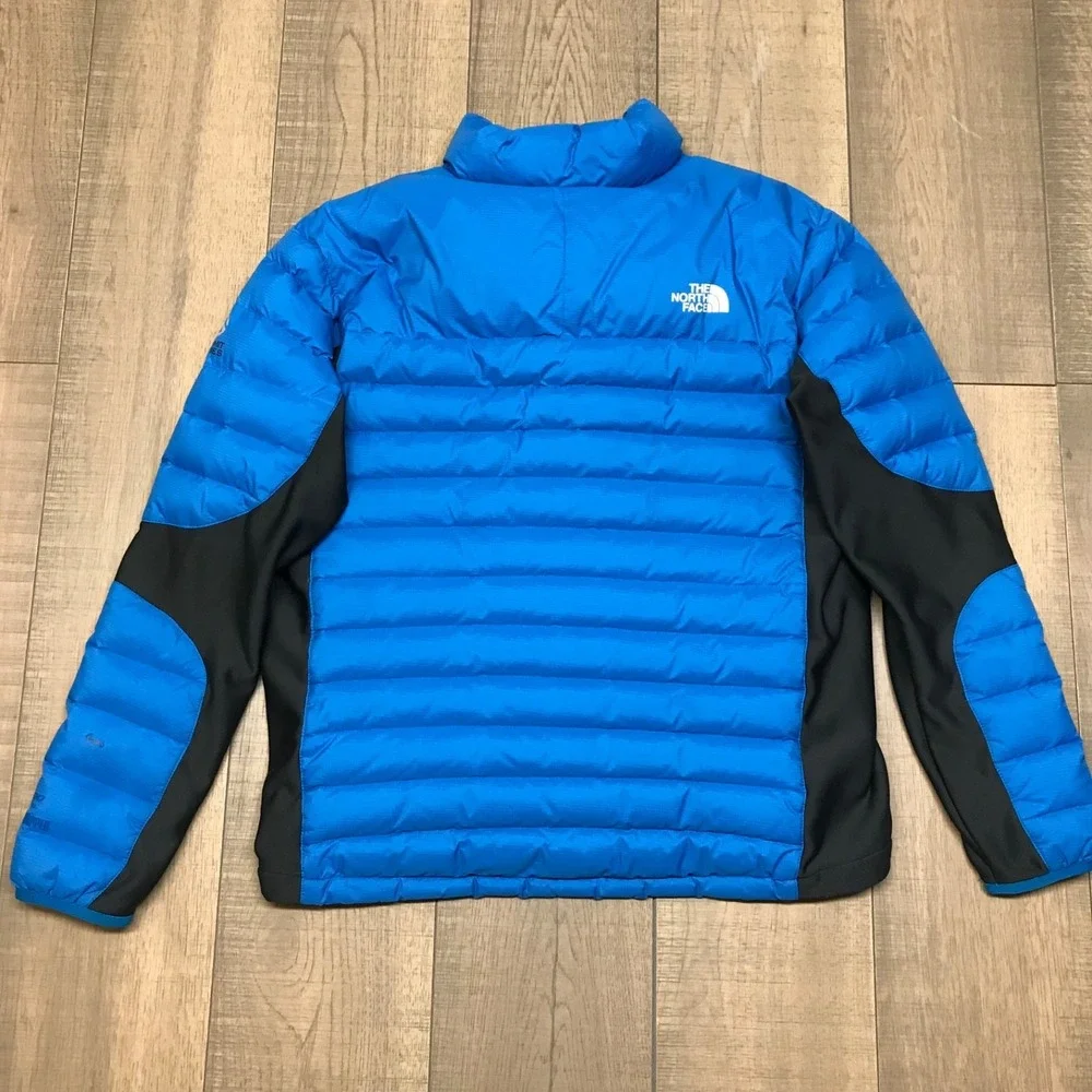 The North Face 700 Summit Series Down Jacket Mens XL Blue Goose Puffer Nylon